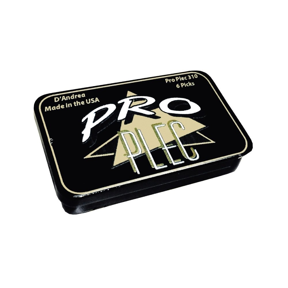 Pro Plec Picks - 358 Shape (TNPRO358), 6 pcs Pick Tin, 1.50 mm, Shell