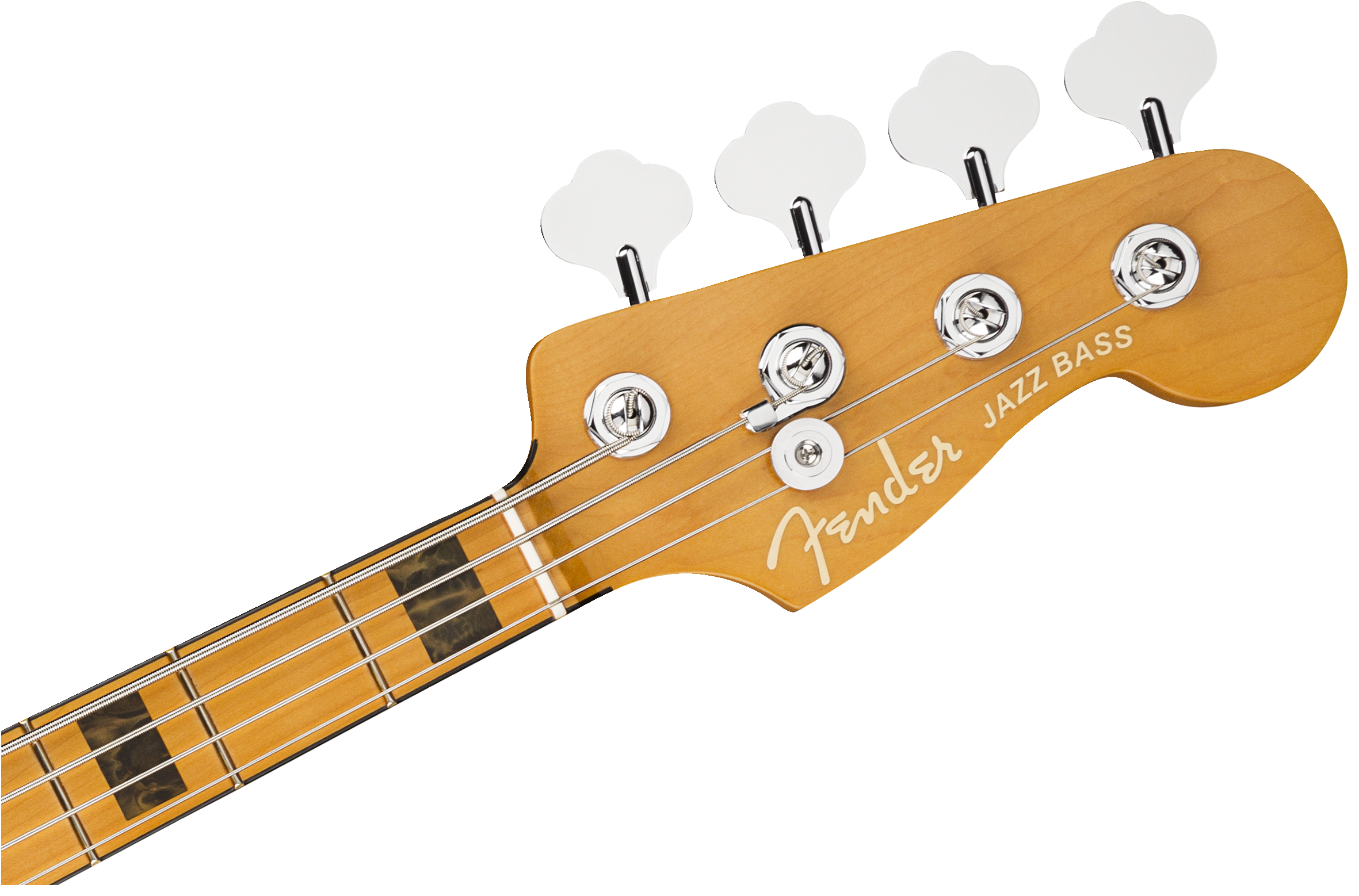 American Ultra Jazz Bass Maple Fingerboard Texas Tea