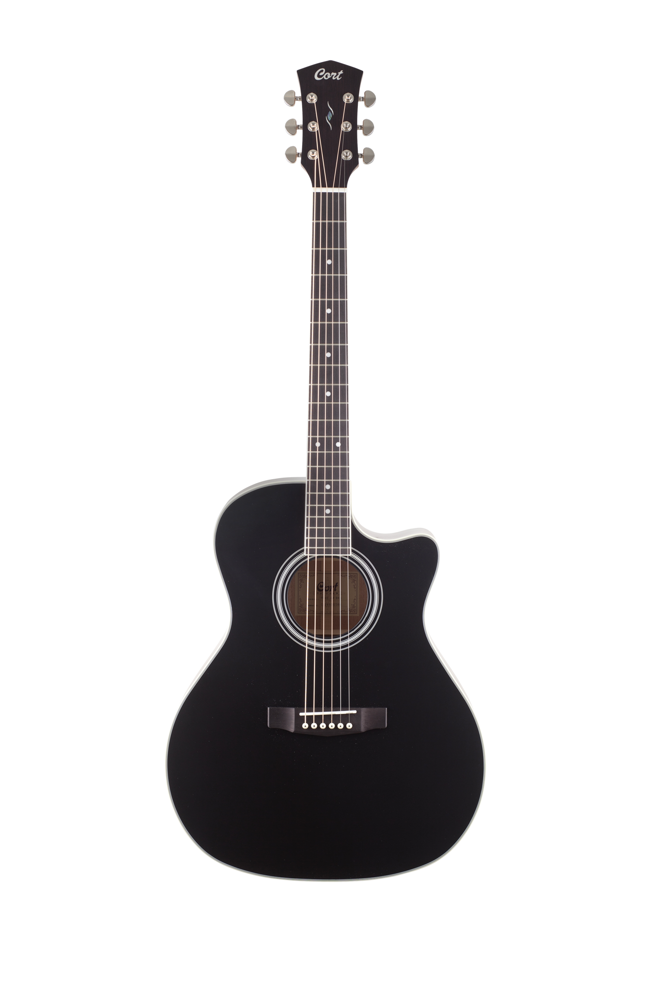 PURE-GA Akustikgitarre Black Satin 