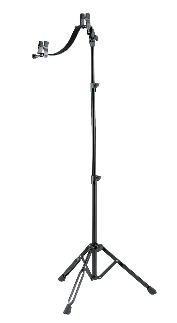 K&M 14760 Gitarrenspielständer für E-Gitarre schwarz