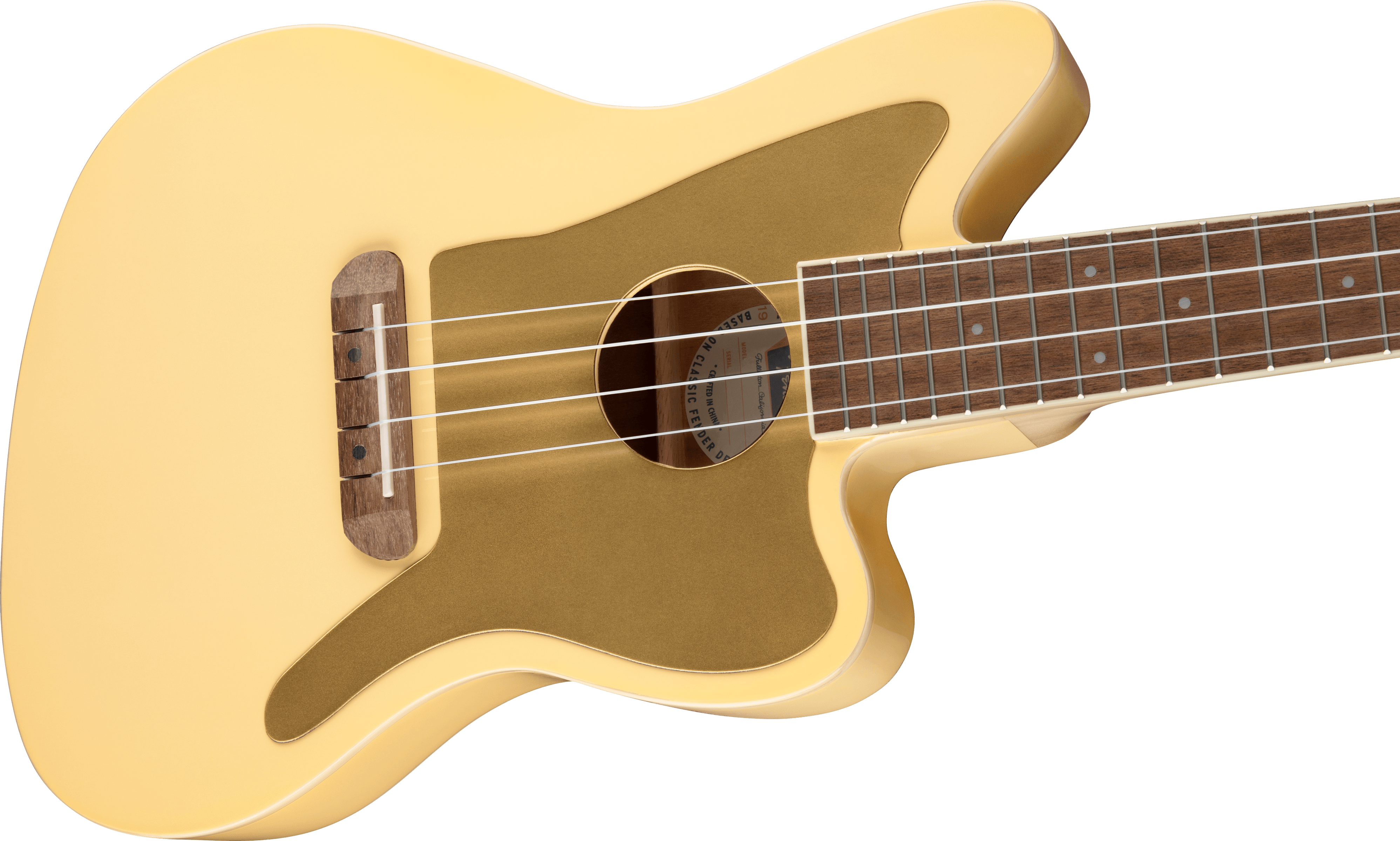 FSR Fullerton Jazzmaster® Uke, Vintage White