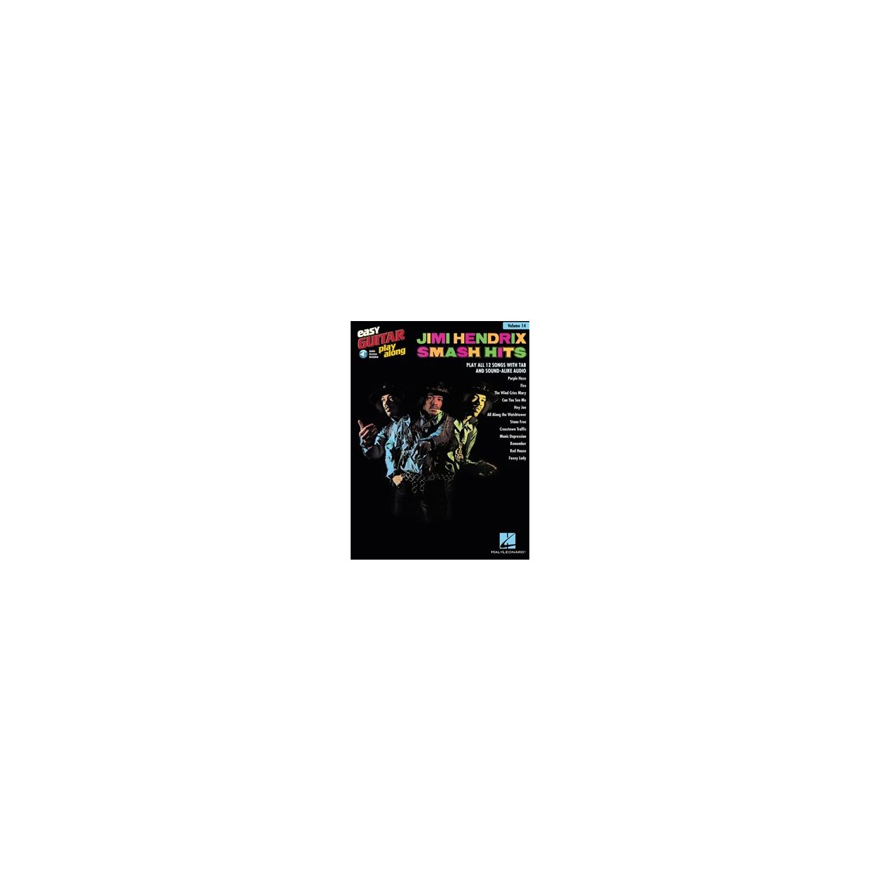Easy Guitar Play-Along Volume 14: Jimi Hendrix - Smash Hits (Book/Online Audio)
