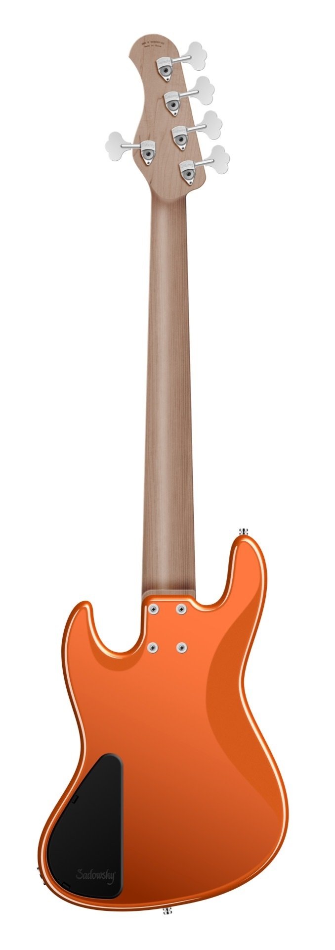 MetroExpress 21-Fret Vintage M Bass 5-String Solid Candy Apple Orange Metallic