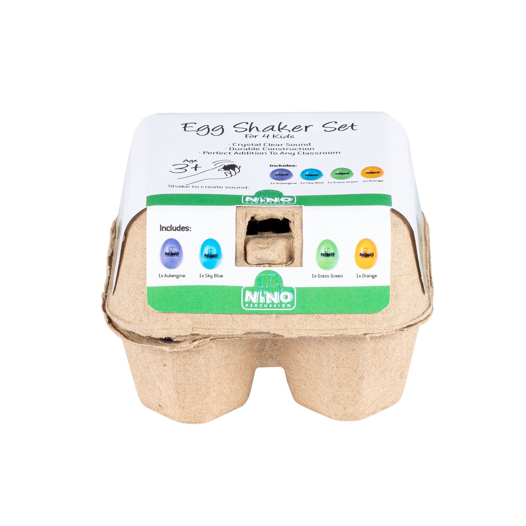 SET21 Egg Shaker Set (4-teilig) – Percussion Rasseln für Kinder