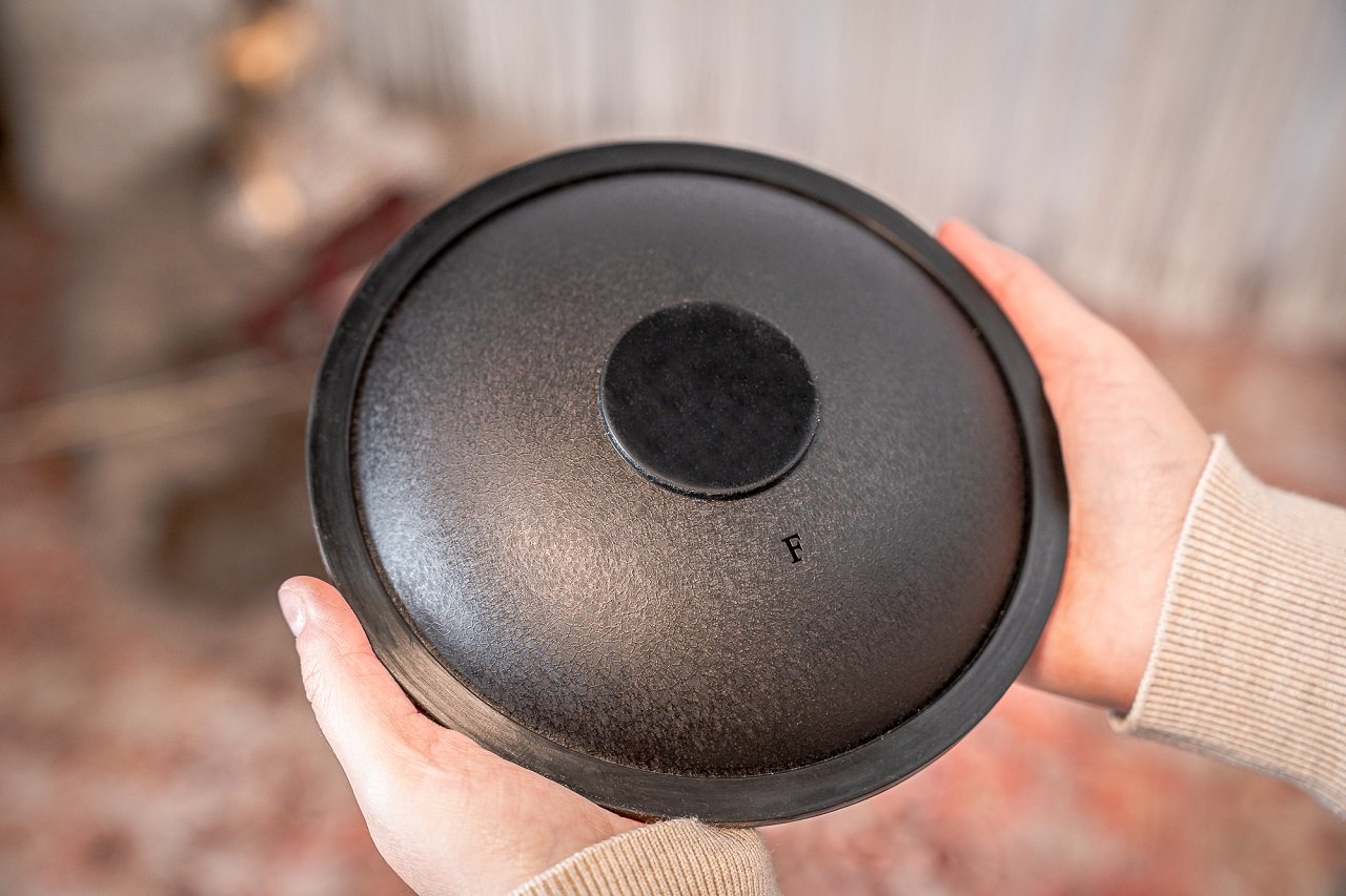 SSTD1BK Small Steel Tongue Drum F Moll 8 Töne schwarz