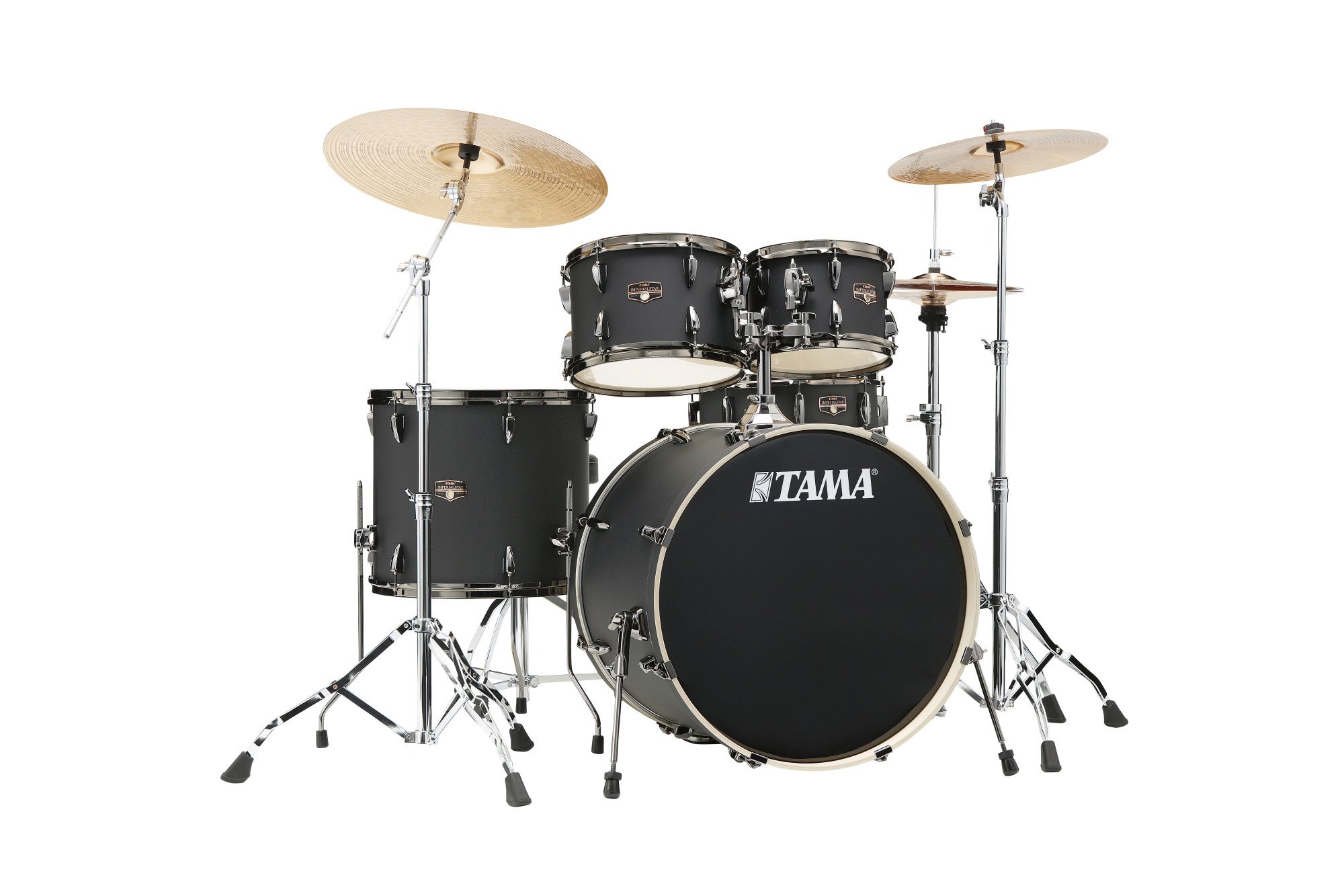 Drumset Imperialstar 22" 5pcs - BOB Blacked Out Black
