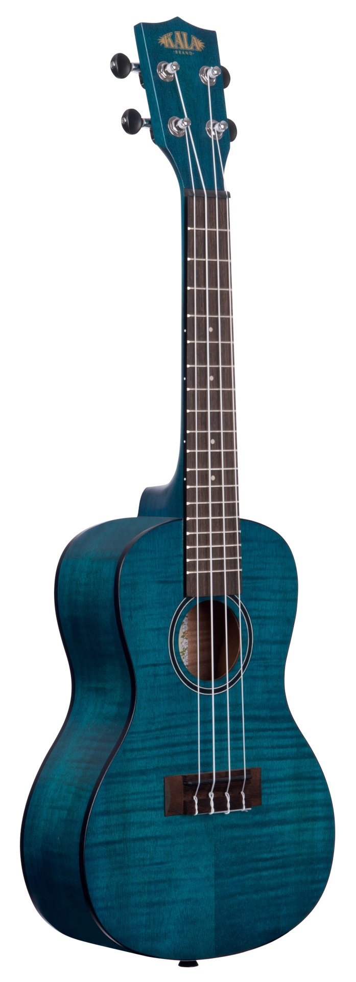 KA-CEMB - Blue Exotic Mahogany Concert Ukulele, with Bag (UB-C)