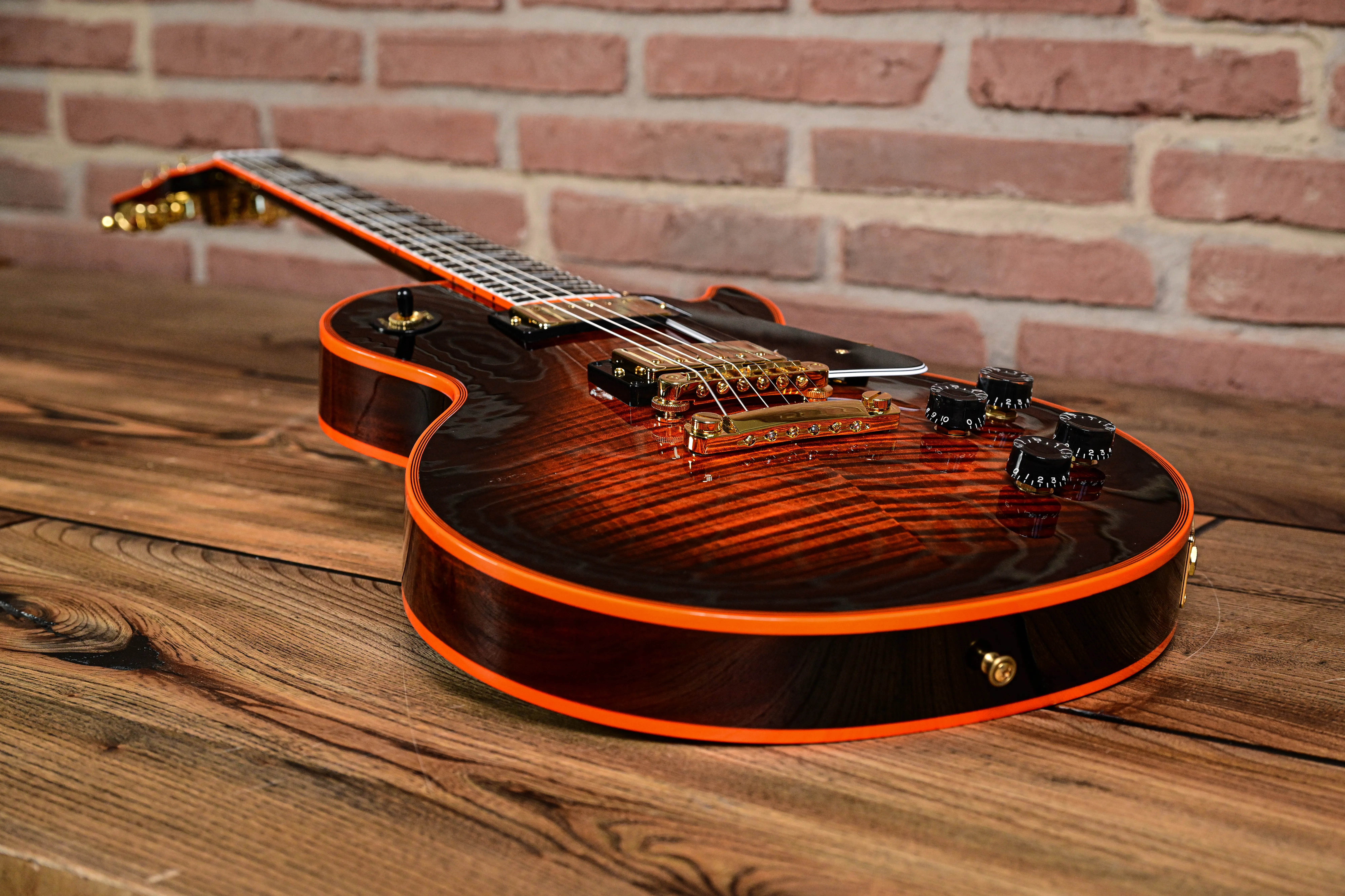 Les Paul Custom Widow Figured Orange Burst M2M Custom Shop