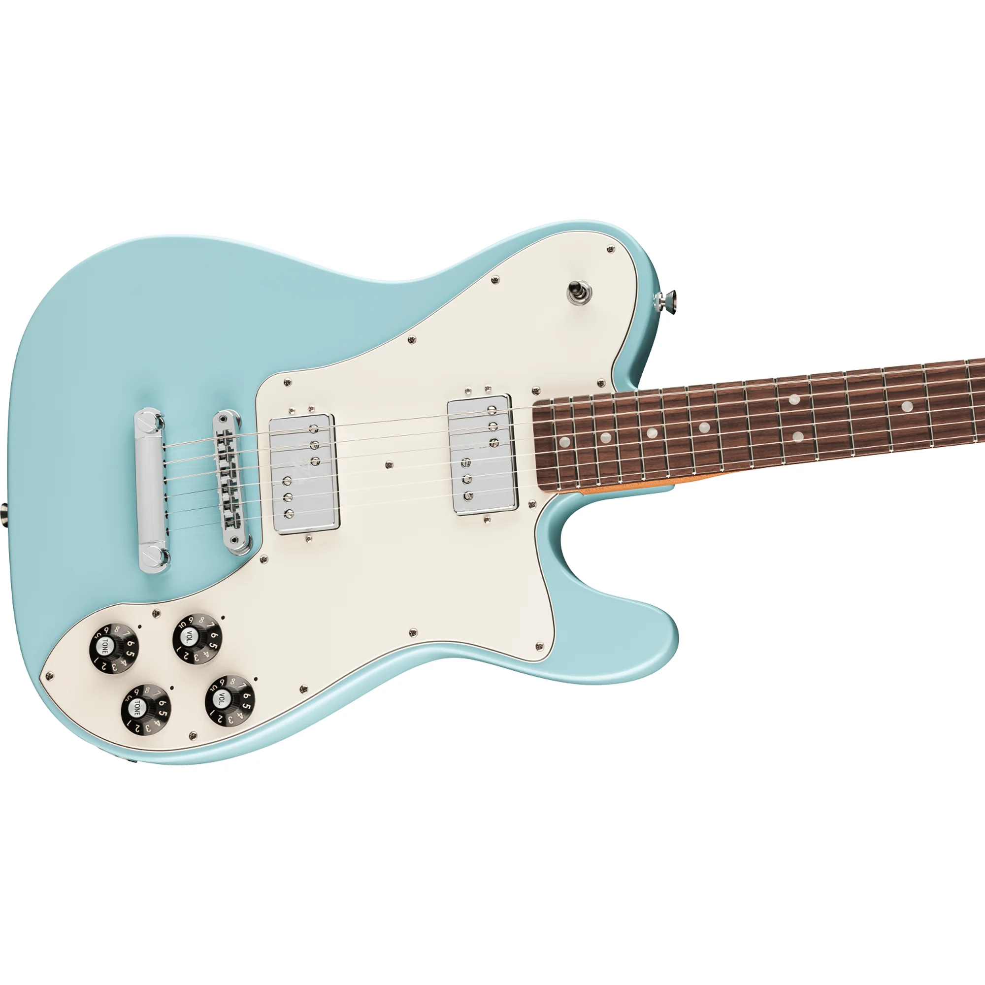 Kingfish Delta Day Telecaster Deluxe Daphne Blue