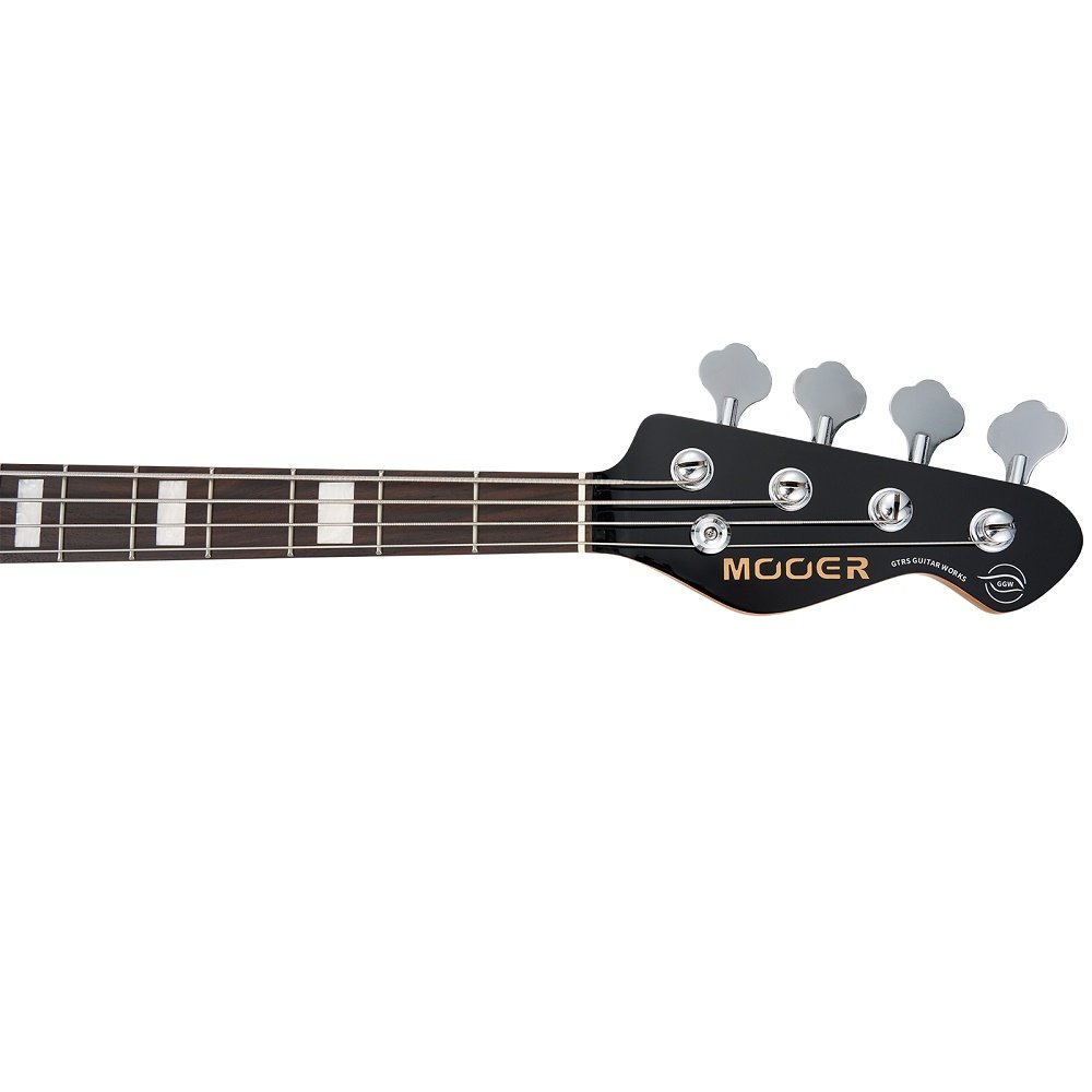 MBJ412 Electric Bass Guitar Dark Silver