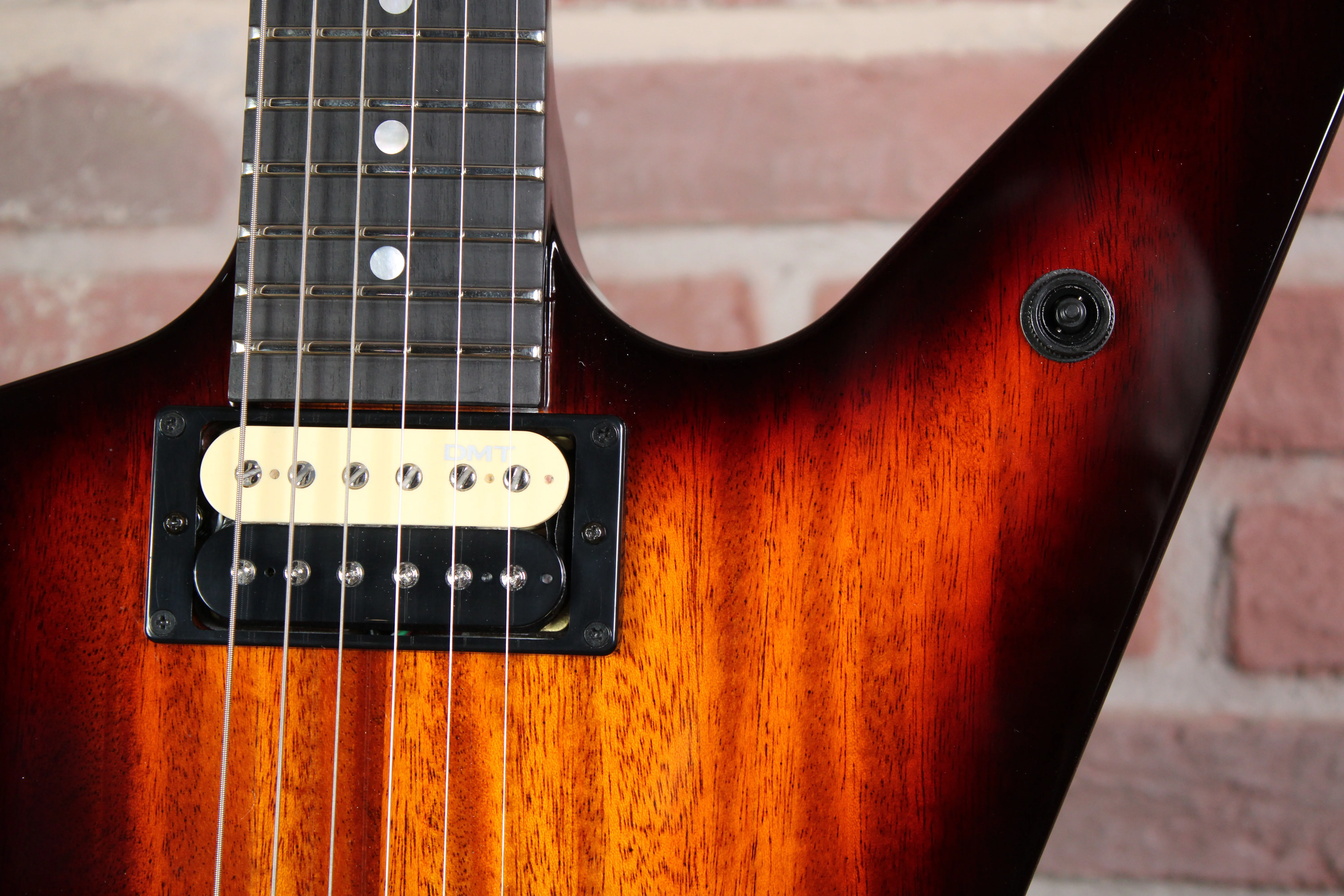 Dean Guitars USA Custom Shop ML Floyd Mahogany - Obenansicht