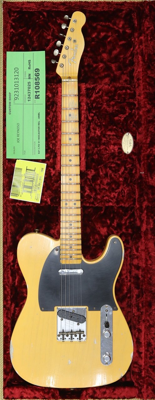Ltd '51 Nocaster, Relic, Aged Nocaster Blonde