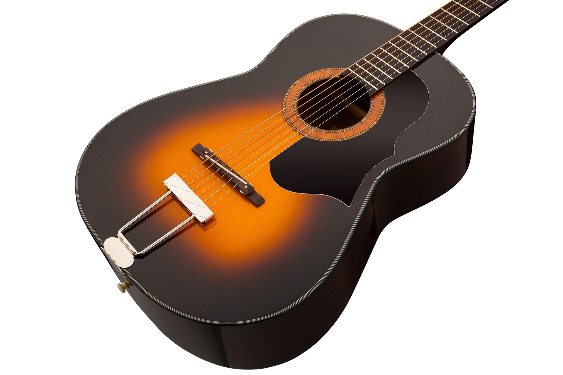 Vintage 05/024 Hootenanny 6-String, Vintage Sunburst High Polish, Case