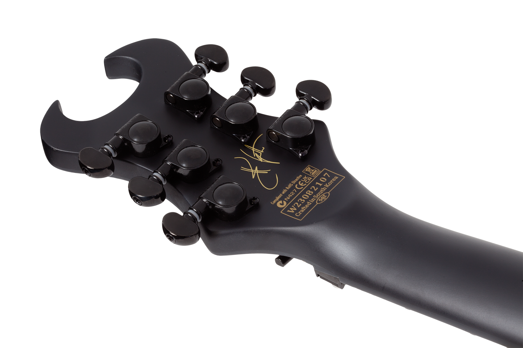Synyster Gates Custom-S Distressed Satin Black  E-Gitarre