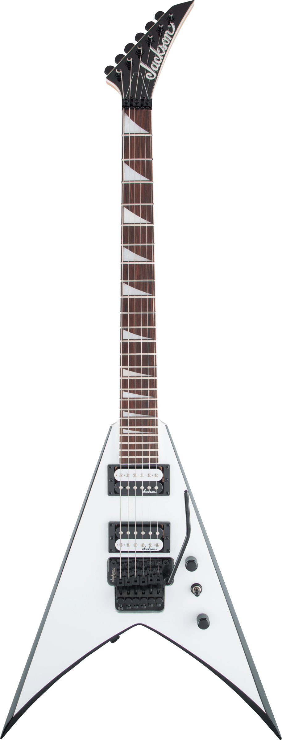 JS Series King V JS32 White with  Black Bevels
