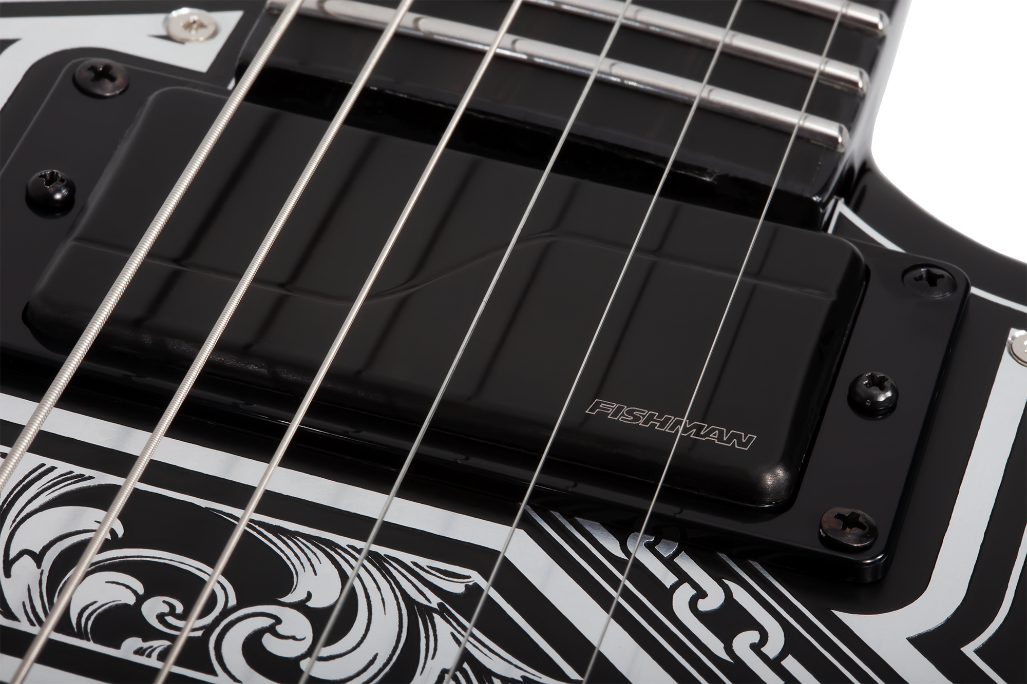 E-1 FR Pryzm Palladium Gloss Black E-Gitarre
