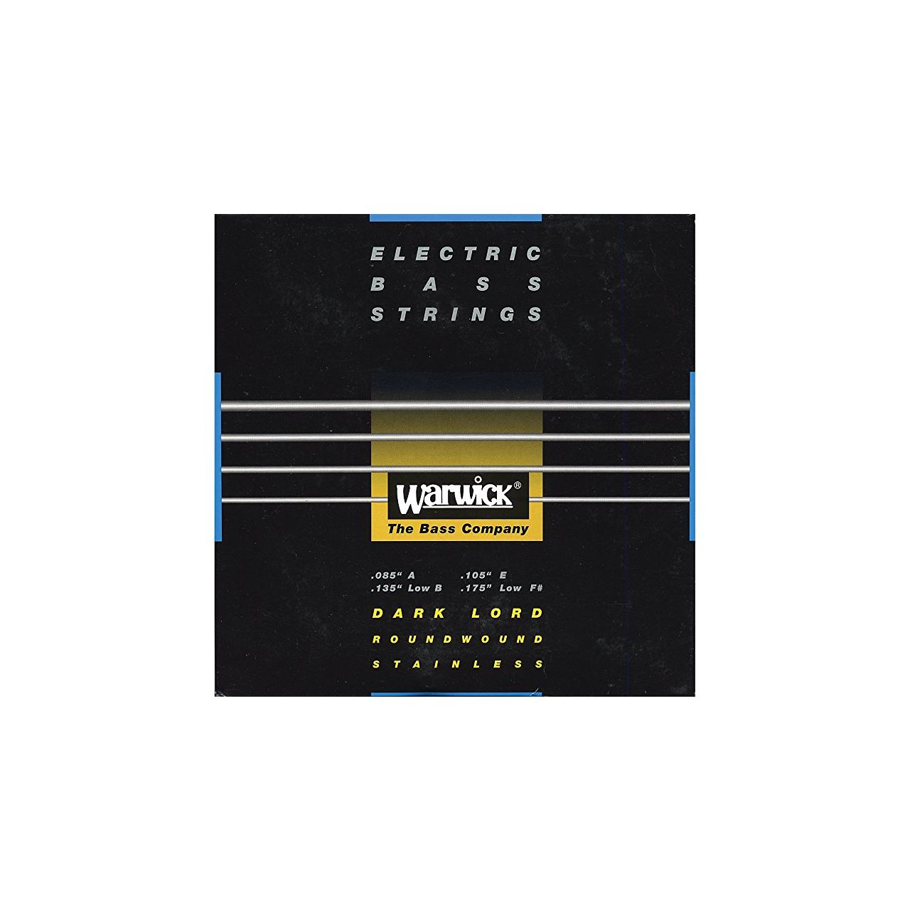 Black Label Bass String Set, Stainless Steel - 4-String, Dark Lord, .085-.175