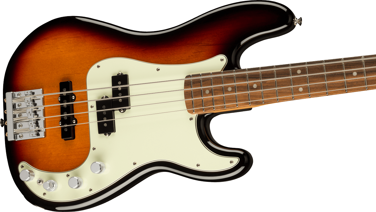 Player Plus Precision Bass®, Pau Ferro Fingerboard, 3-Color Sunburst