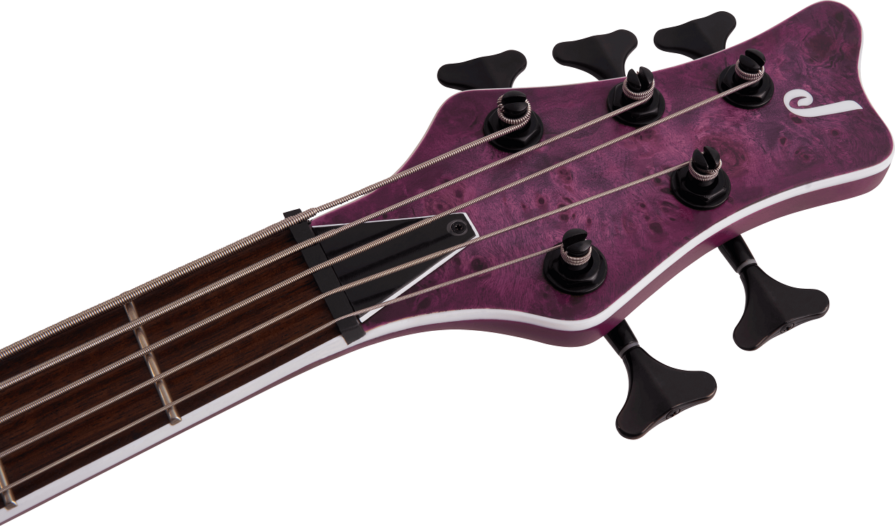 X Series Spectra Bass SBXP V Transparent Purple Burst
