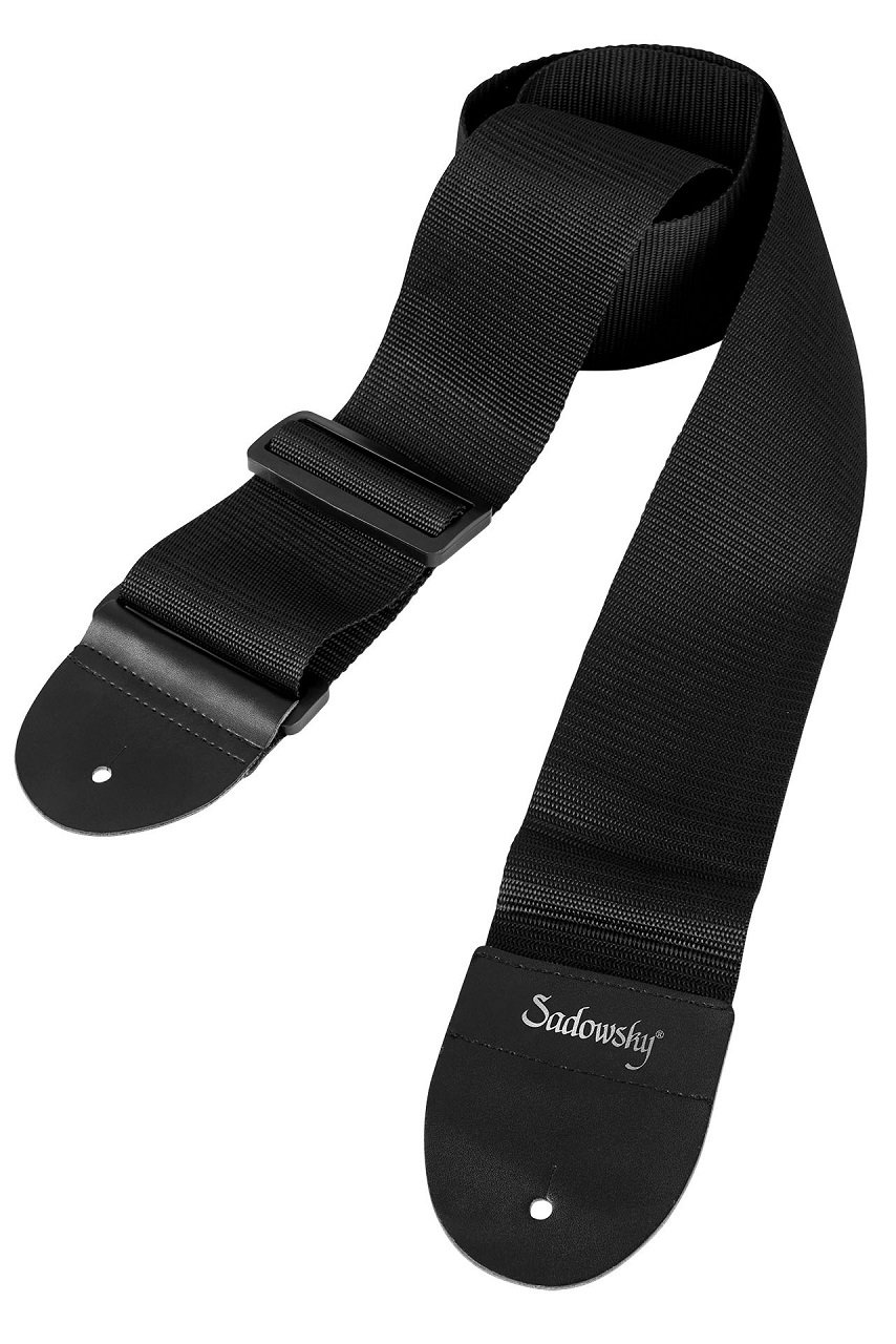 Nylon Bass Strap - Black, 80 mm Width