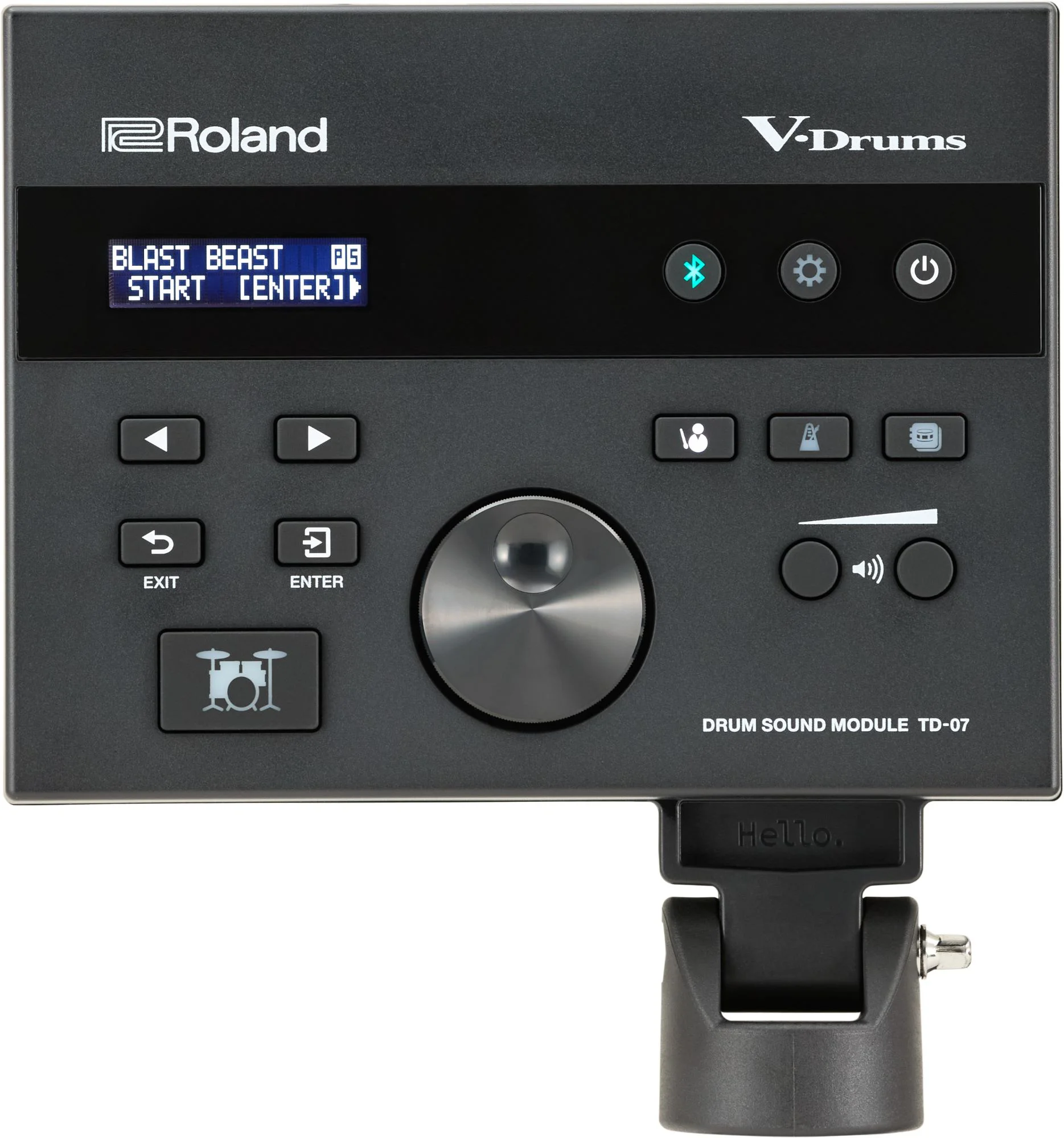 Roland TD-07 Soundmodul mit beleuchtetem 16 x 2 LC-Display