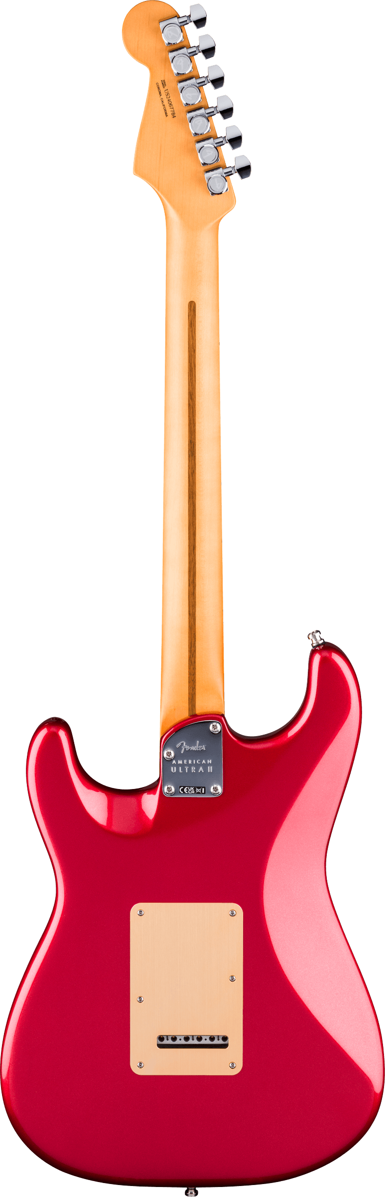 American Ultra II Stratocaster HSS Sinister Red