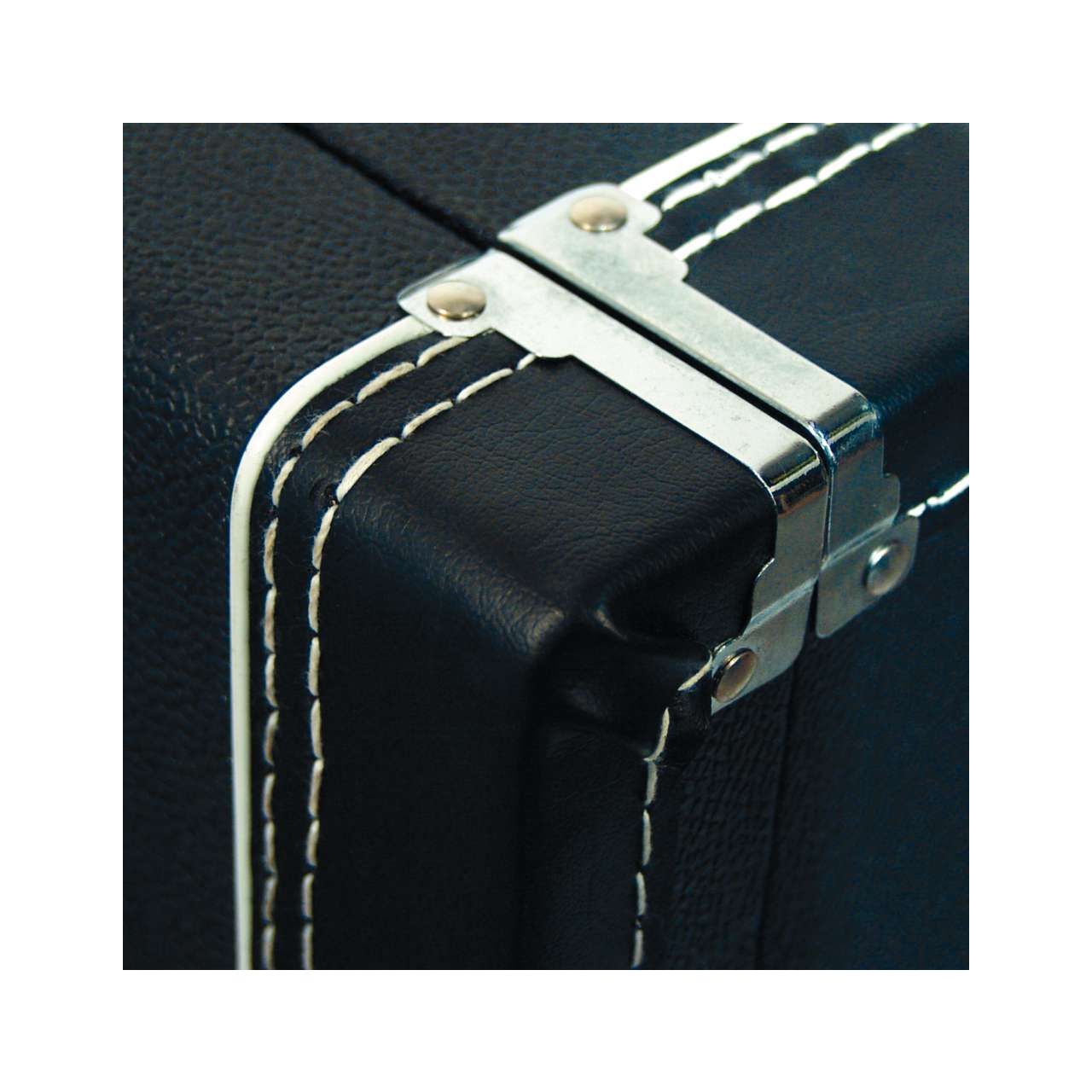 RC 10606 Gitarrenkoffer E-Gitarre Black Tolex
