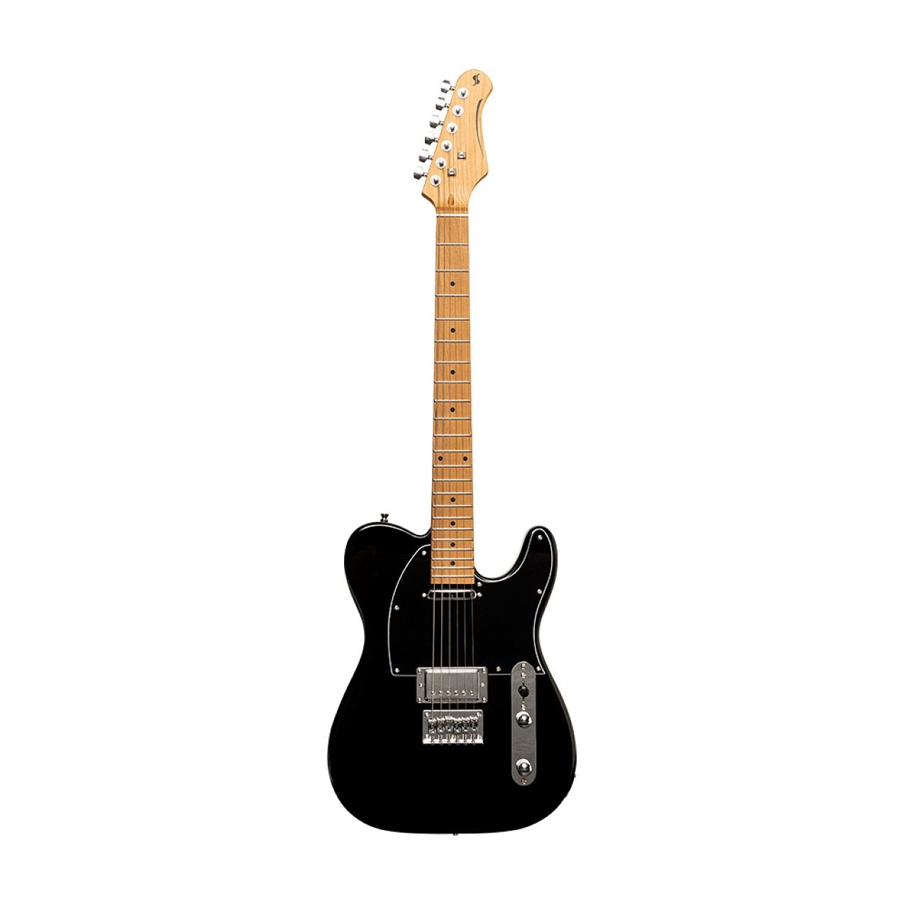 SET-PLUS Black T-Style E-Gitarre