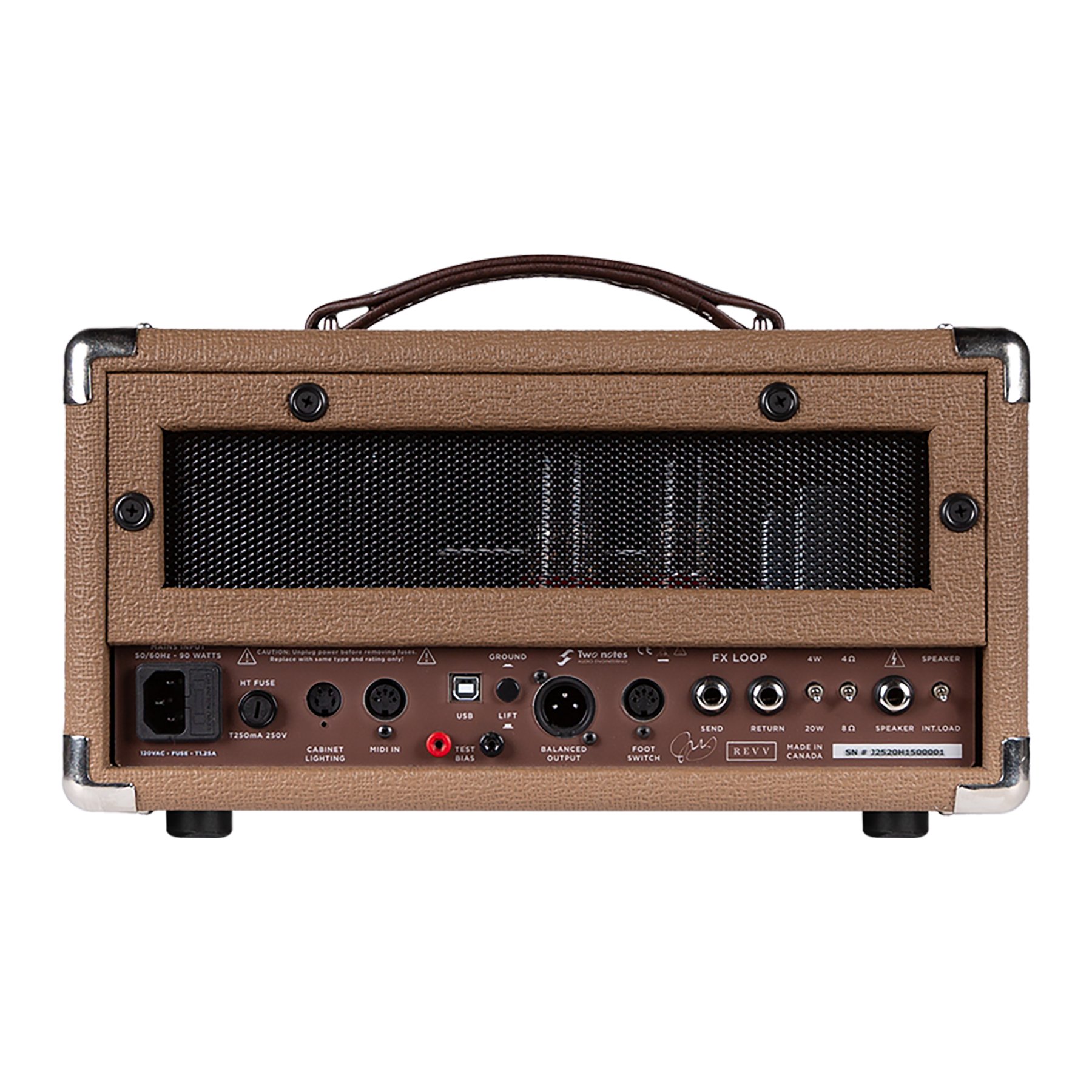 D20 MK2 Amp Head Joey Landreth Edition Brown Face