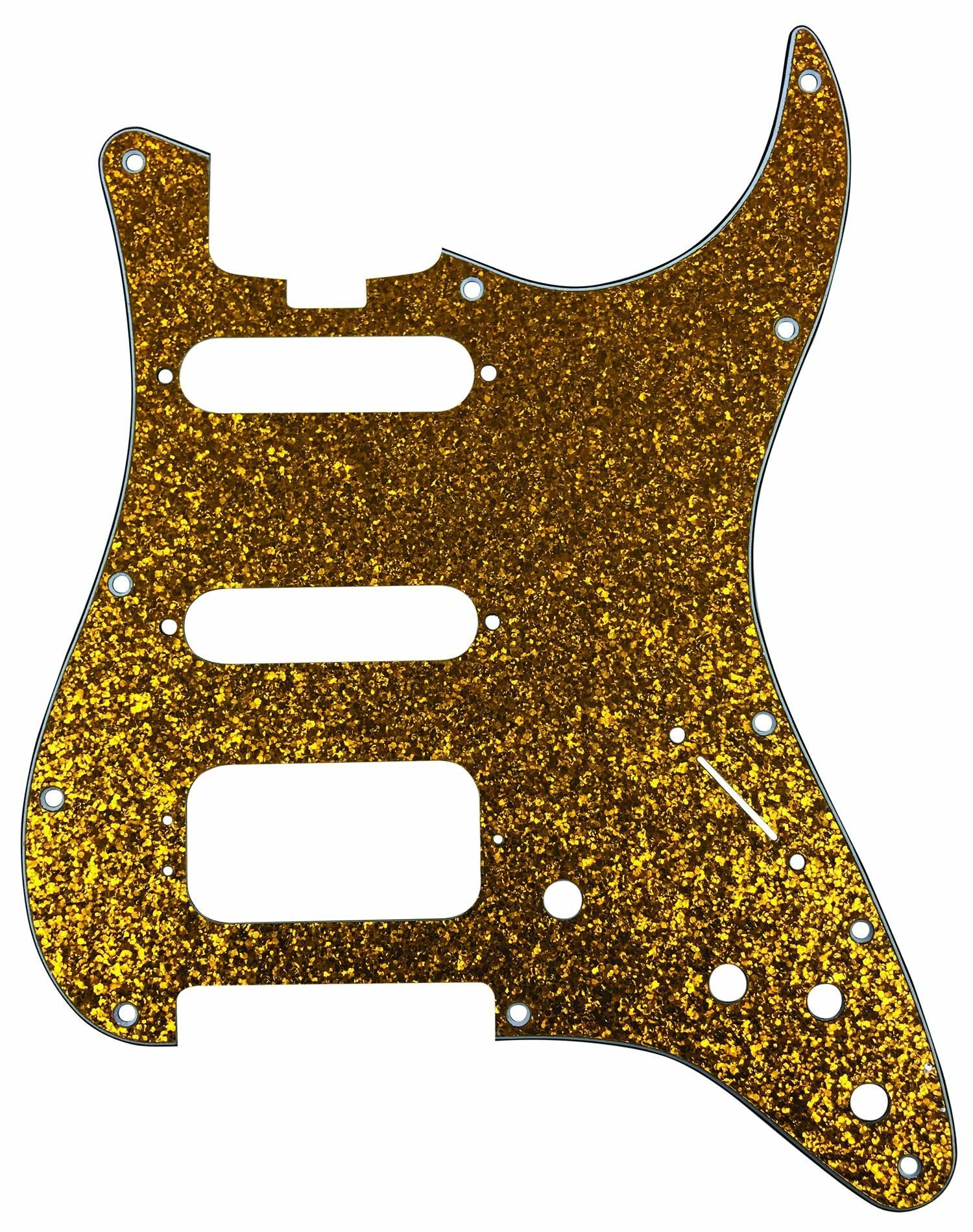 ST-Style HSS Pickguard (DPP ST GOS HSS), Gold Sparkle