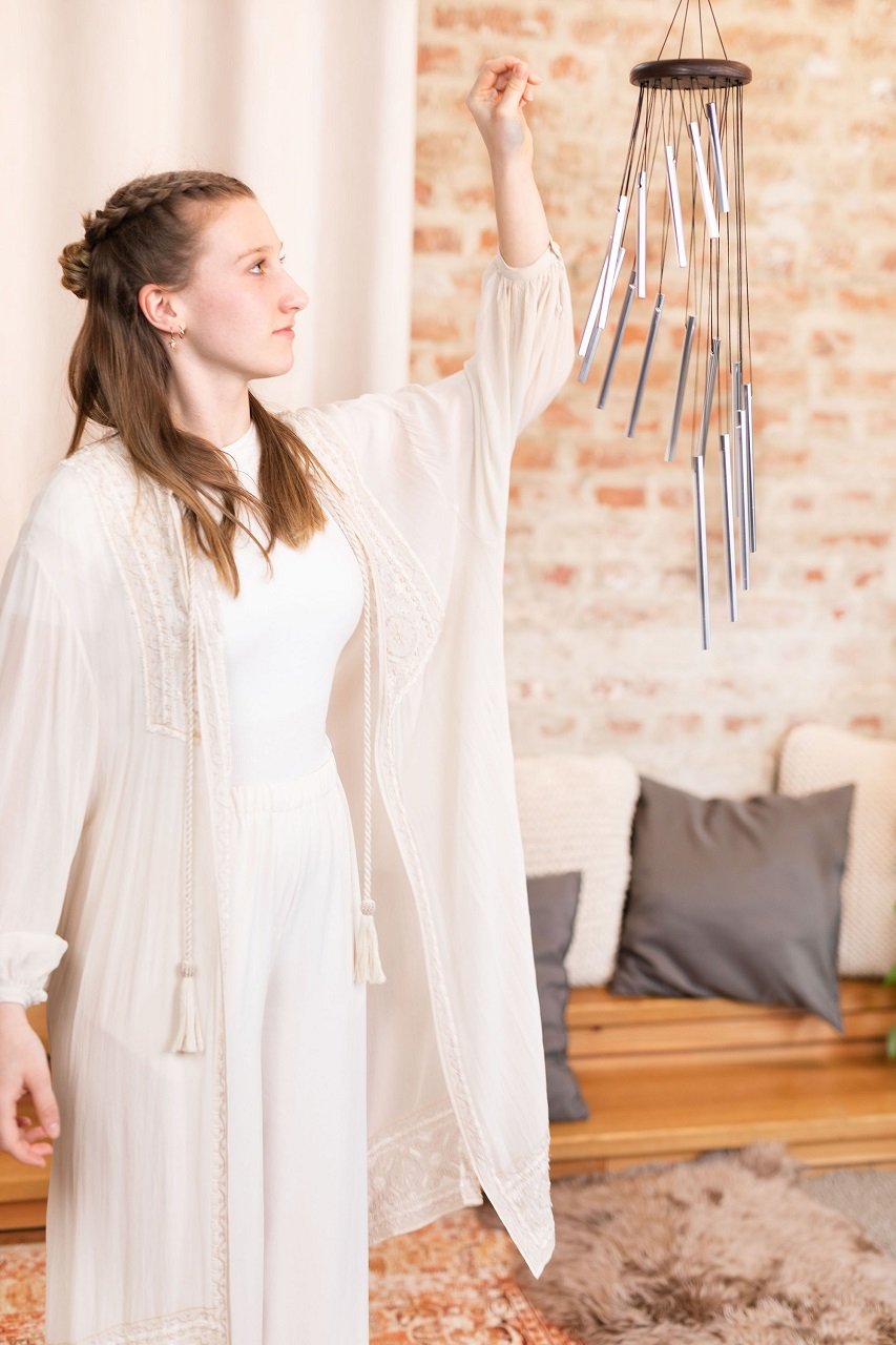 Spiral Chime, 29" / 73 cm, Silber