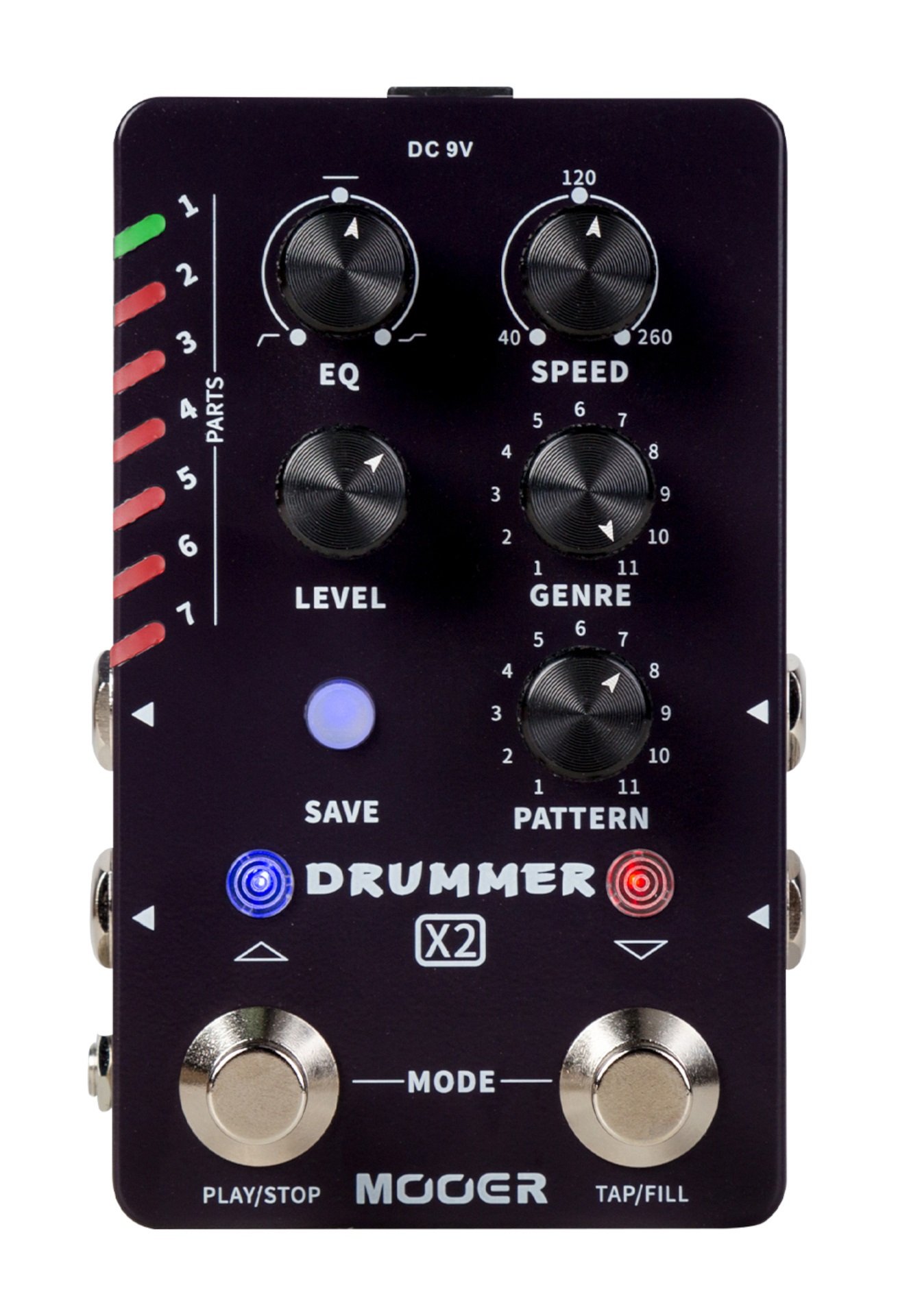 Drummer X2 Stereo Drum Machine Pedal