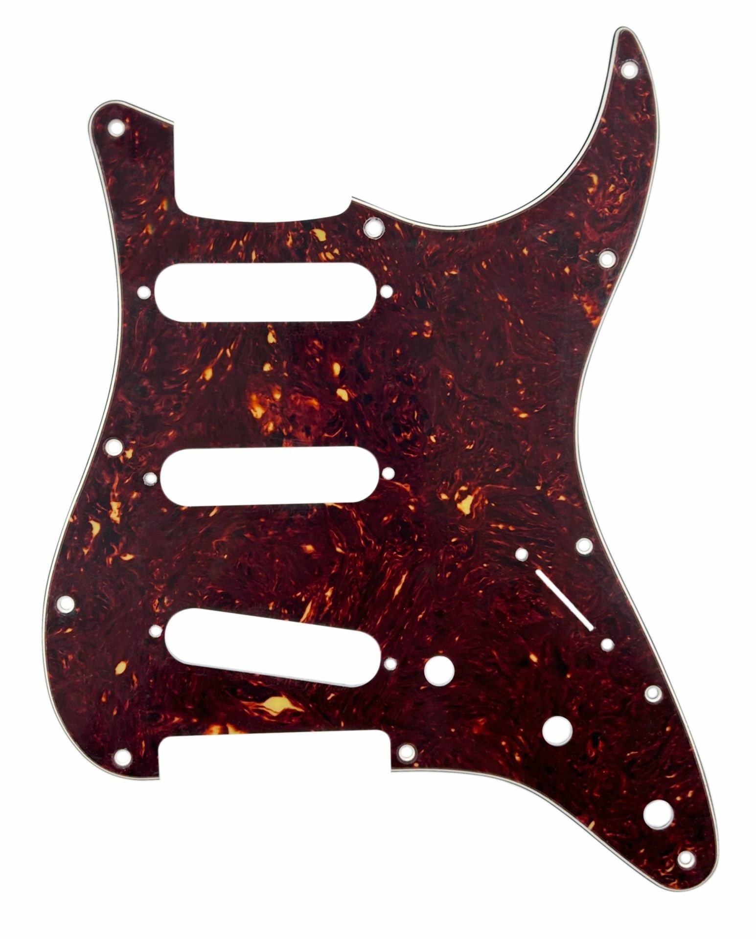 ST-Style SSS Pickguard (DPP ST BWB SSS), Tortoise