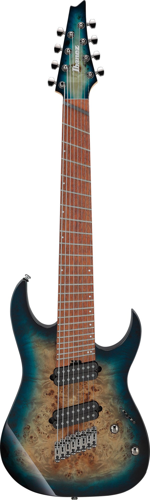 RGMS8PB-CBS 8-String Multi-Scale E-Gitarre Cosmic Blue Starburst 