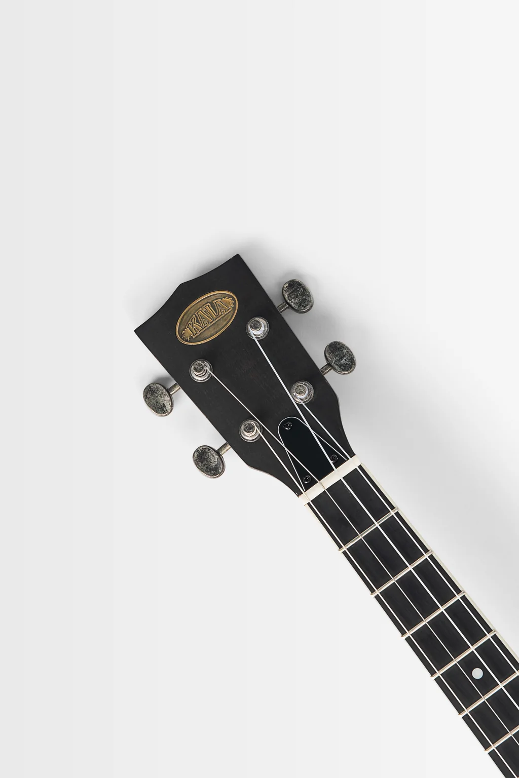 Matte Black Baritone Resonator Ukulele