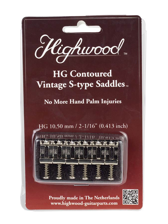 Contoured Vintage S-Style Bridge Saddles 10