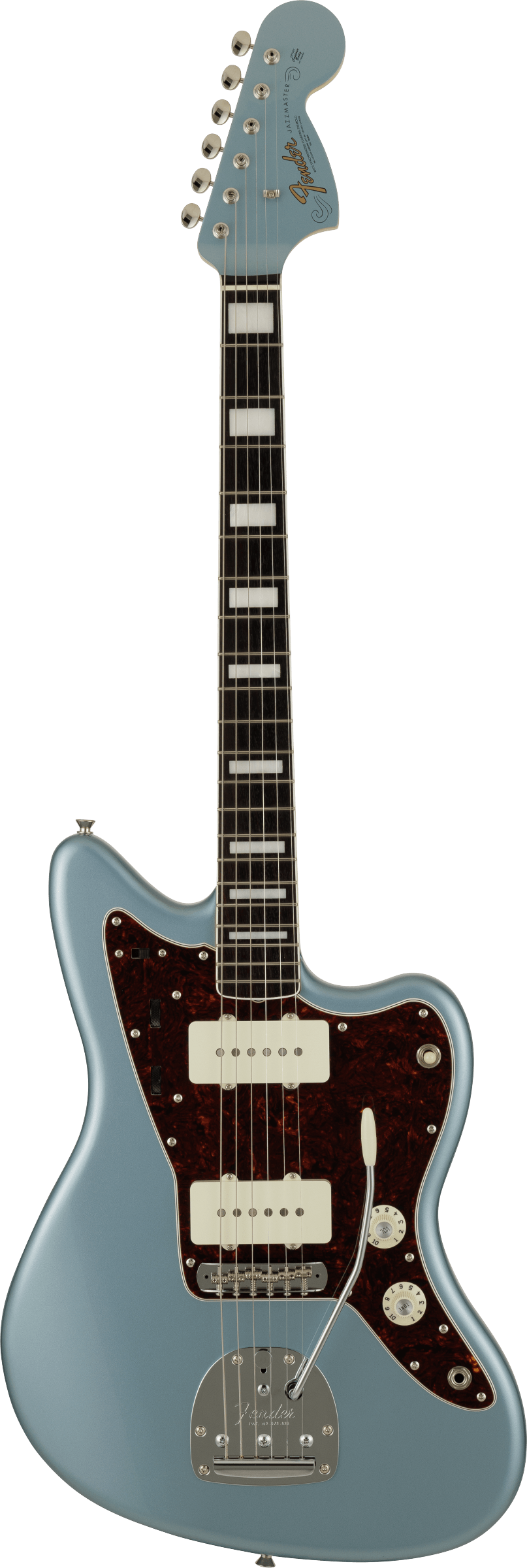 2023 Collection Made in Japan Traditional Late 60s Jazzmaster®, Rosewood Fingerboard, Ice Blue Metal