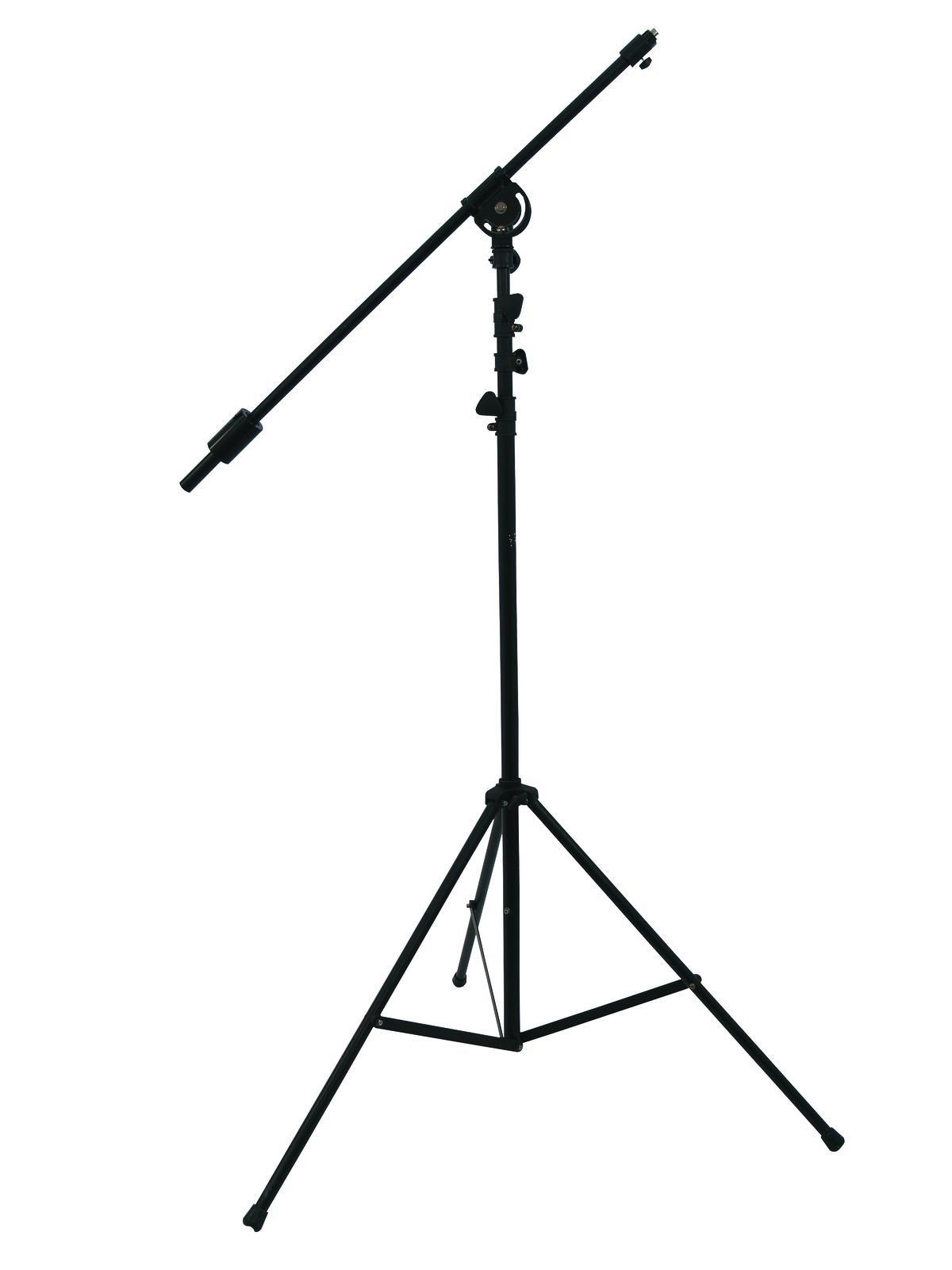 Overhead-Mikrofon-Stativ, bis 390 cm ausziehbar, langer Galgen + Gegengewicht 
