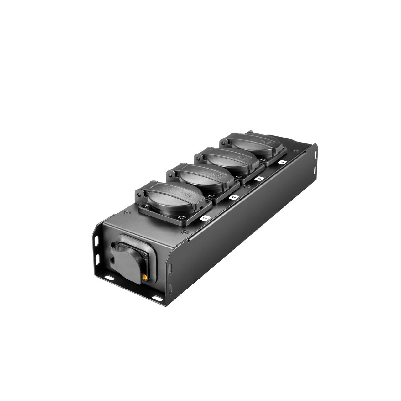 Stromverteiler 4 x IP54 + Schwarz & Gelb Power I/O