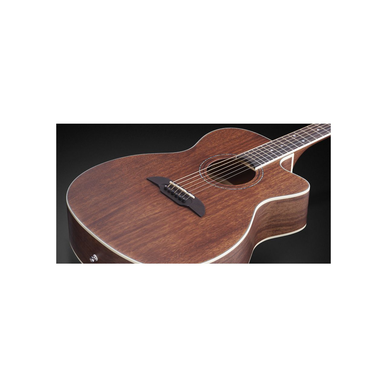 Legacy Folk Mahagoni Natural Satin CE - Westerngitarre mit Tonabnehmer