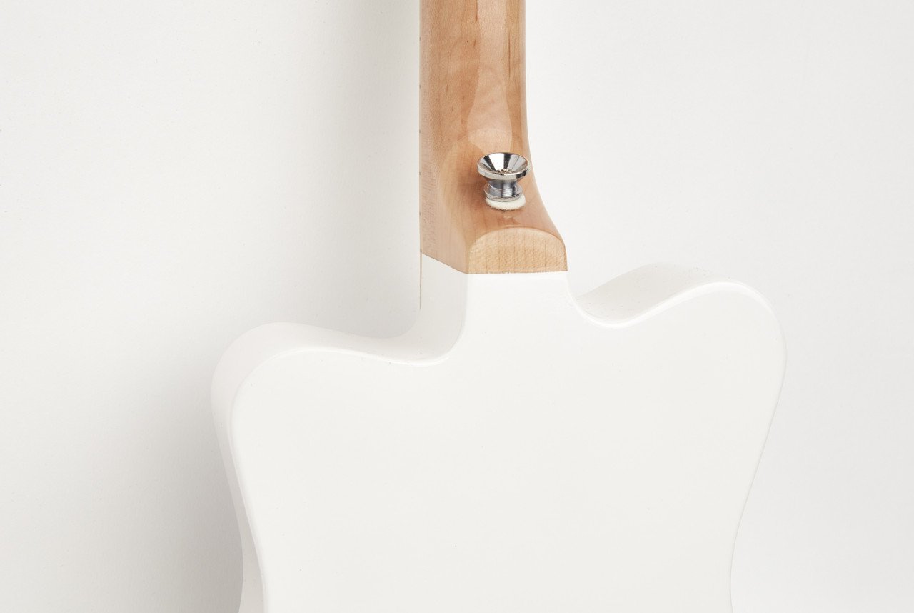 Mini White 3-Saitige Akustikgitarre