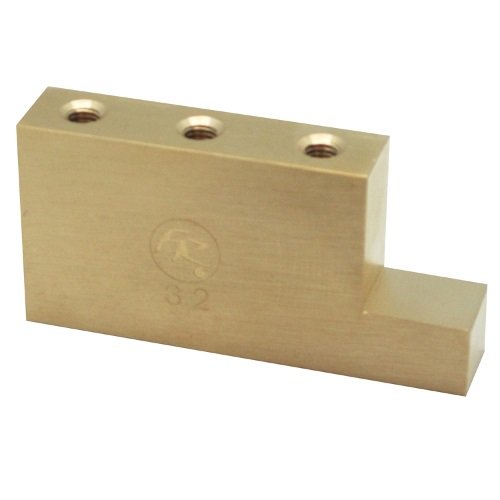 FROFTBL32 - Fat Brass L Shaped Tremolo Block, 32 mm