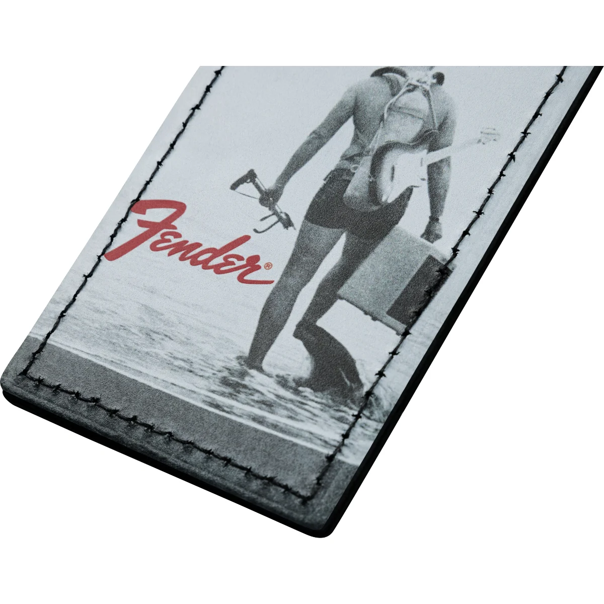 Vintage Luggage Tag, Scuba Diver