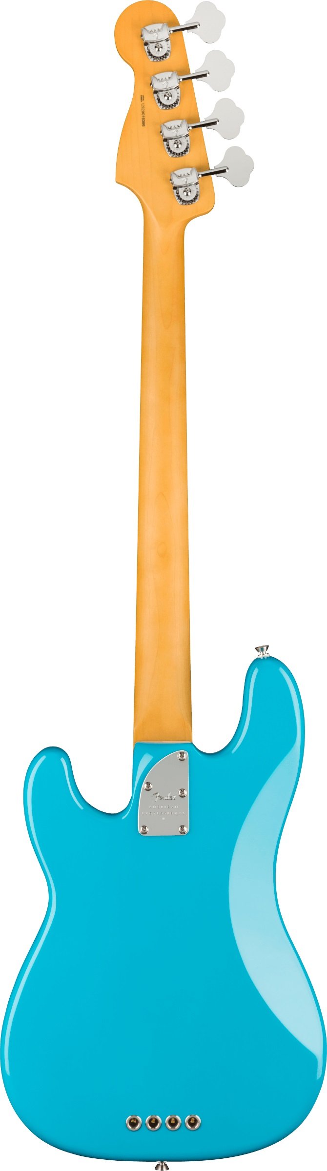 American Professional II Precision Bass, Maple, Miami Blue