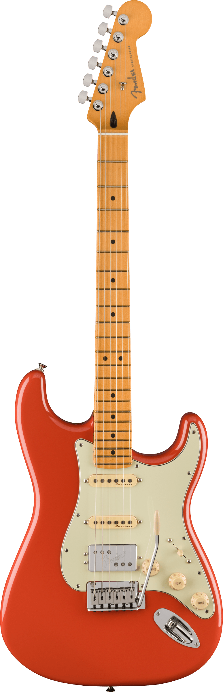 Player Plus Stratocaster® HSS, Maple Fingerboard, Fiesta Red (Showroom)