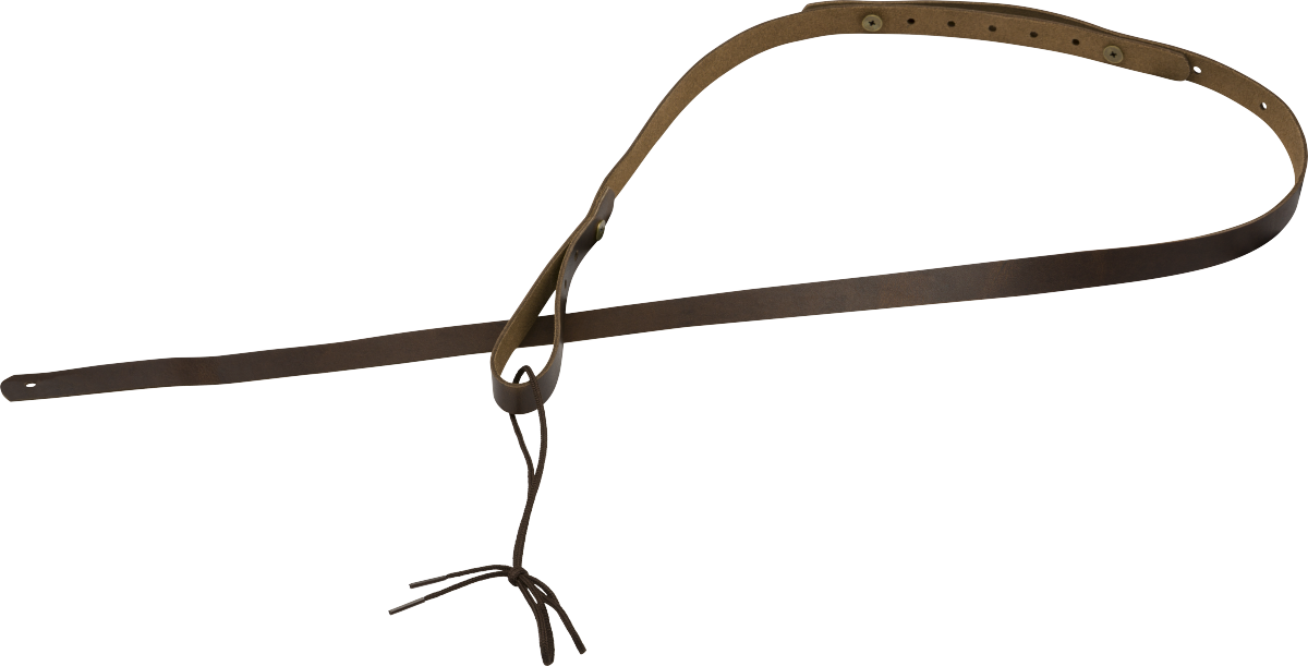Paramount Mandolin Leather Strap, Brown