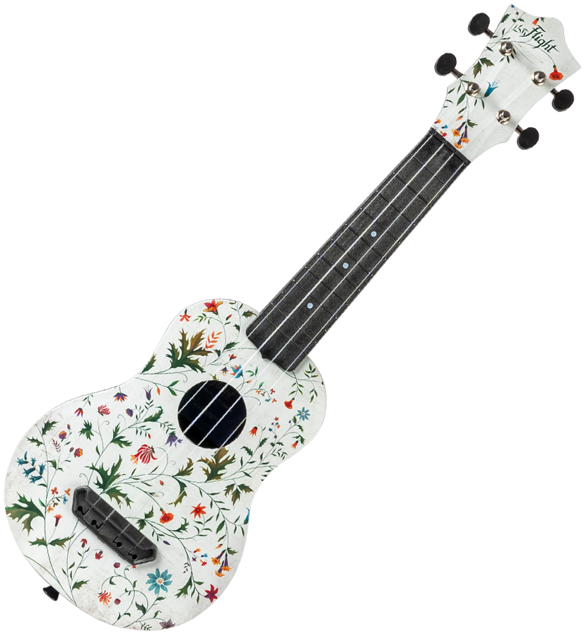 UTS-40 Flower Ultra Travel Ukulele