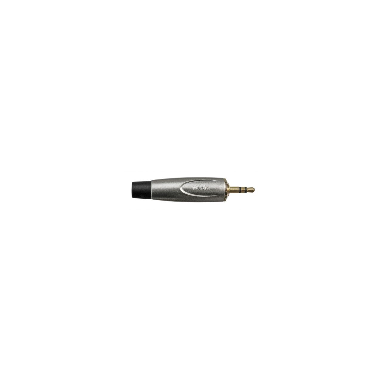S 337 Klinkenstecker 3,5 mm, stereo, Metall, schwerer Stecker für bis 6 mm dicke Kabel