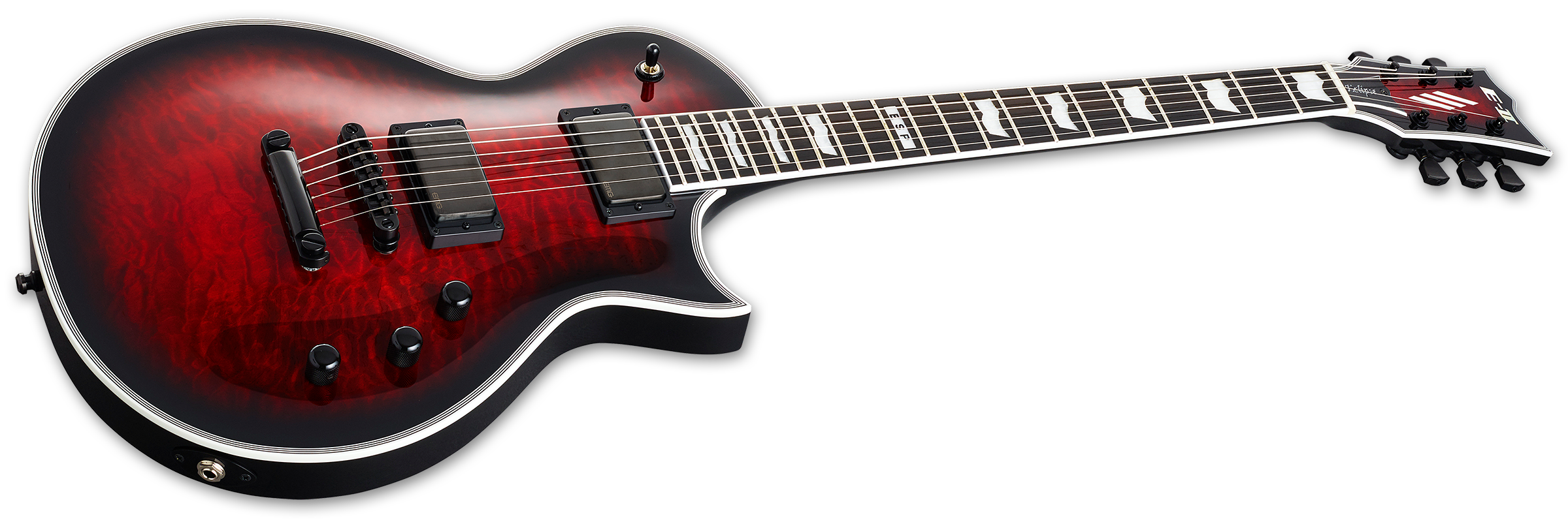 E-II Eclipse See Thru Black Cherry Sunburst