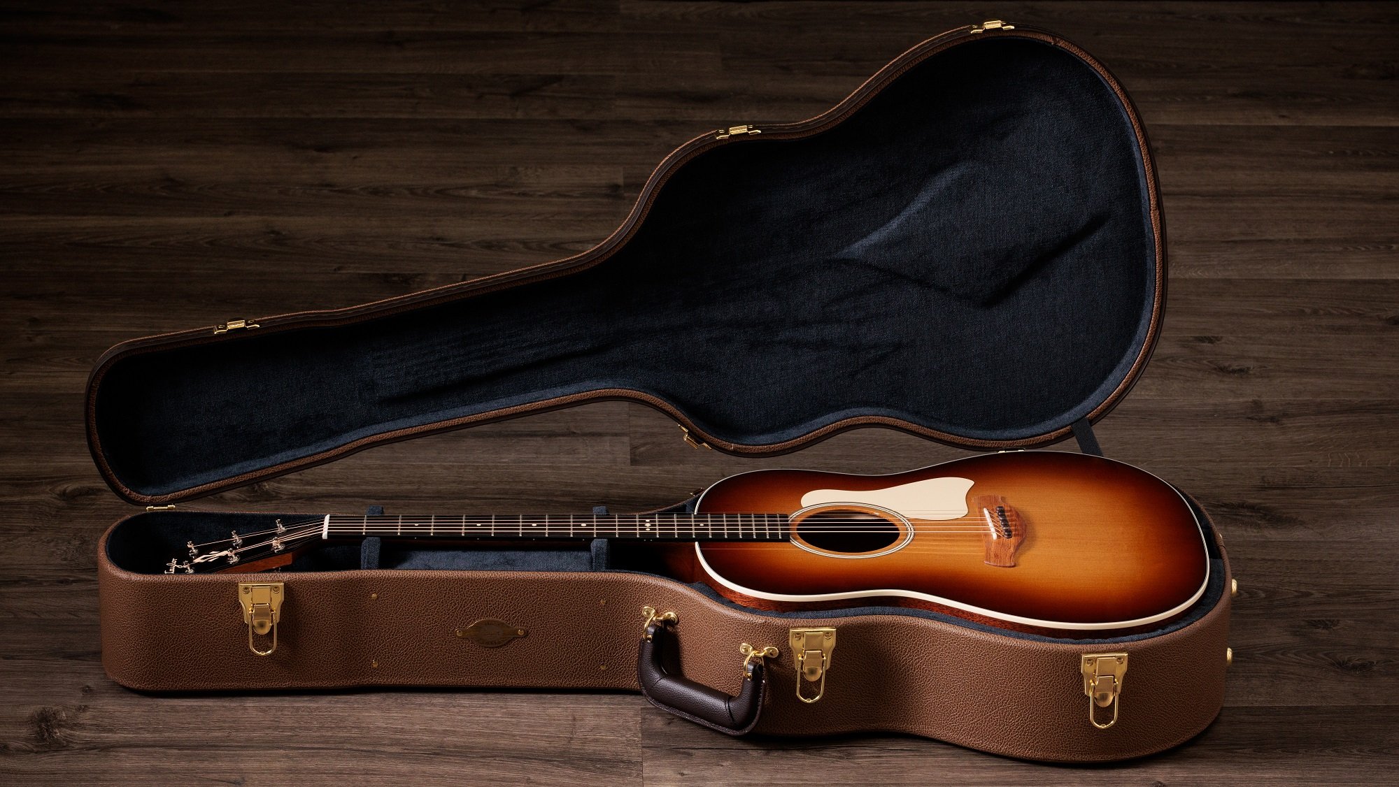 Gold Label 517e Sunburst Cream Pickguard Westerngitarre